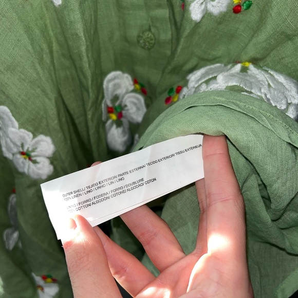 ALL THINGS MOCHI KAY DRESS GREEN FLORAL Size Small - Picture 8 of 14